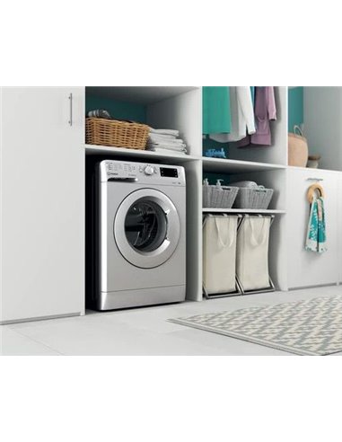 Стиральная машина Indesit OMTWE 71252 S, 7кг, Серебристый