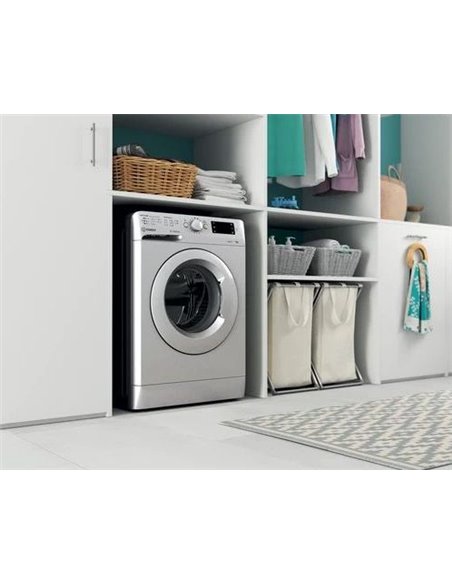 Mașină de spălat Indesit OMTWE 71252 S, 7kg, Argintiu