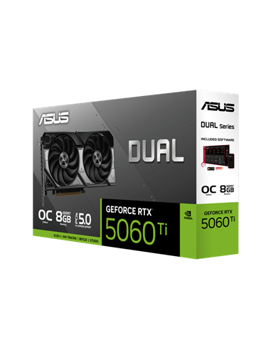 Placă Video ASUS DUAL-RTX5060TI-O8G, 8GB GDDR7 128bit