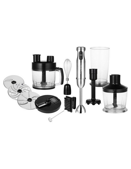 Blender de mână Polaris PHB1604AL, Oțel Inoxidabil | Negru