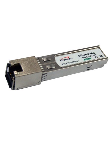 Transceiver Gigaligth GE-GB-P3RC-ETB, 1,25Gbps, 0,1km