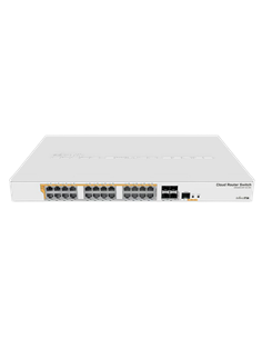 PoE коммутатор MikroTik CRS328-24P-4S+RM, Белый