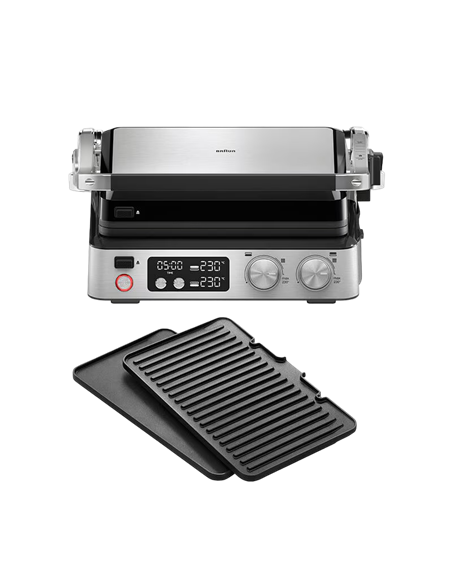 Электрический Гриль Braun CG 7040, 2000Вт, Черный | Нержавеющая сталь