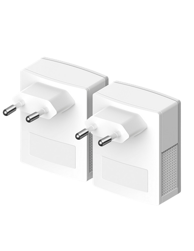 Адаптер Powerline TP-LINK TL-PA4010 KIT, AV600, 600 Mбит/c, Белый