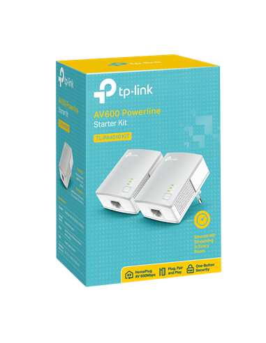 Powerline Adapter TP-LINK TL-PA4010 KIT, AV600, 600 Mbps, Alb