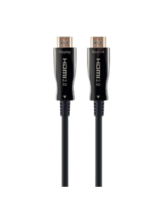 Видеокабель Cablexpert CCBP-HDMI-AOC-10M-02, HDMI - HDMI, 10м, Чёрный