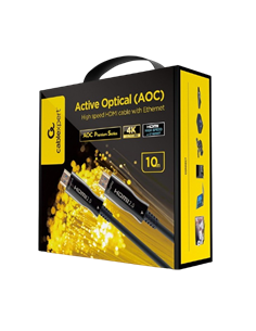 Cablu Video Cablexpert CCBP-HDMI-AOC-10M-02, HDMI - HDMI, 10m, Negru 2
