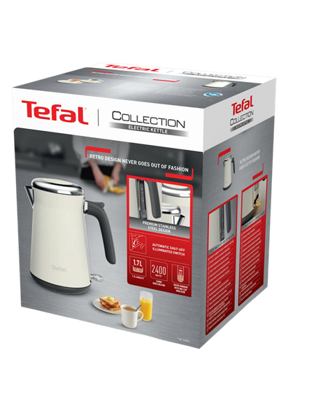 Fierbător electric Tefal KI666AE0, Alb