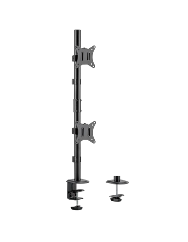 Suport birou pentru monitoare Gembird MA-D2-02, Negru