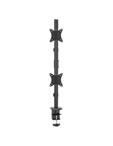 Suport birou pentru monitoare Gembird MA-D2-02, Negru