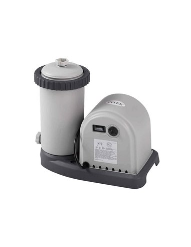 Piscină cu cadru metalic Intex GreyWood Premium, 24311L, Gri închis, 26744