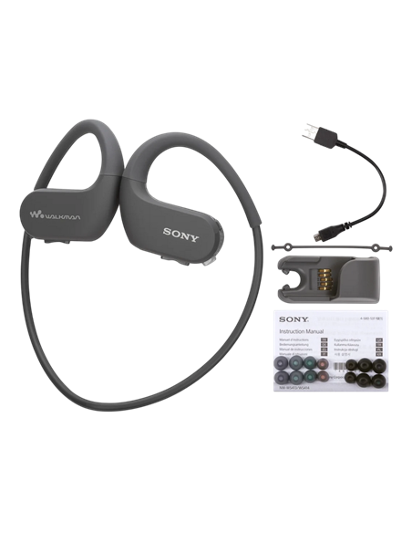 MP3 Player SONY NW-WS413, 4GB, Negru