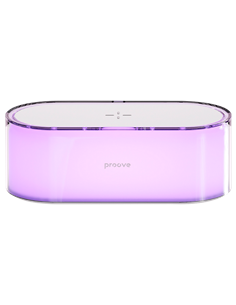 Lampă de noapte Proove Multicolor Glow, Alb