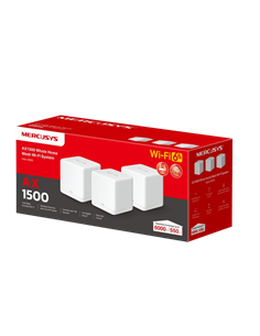 Домашняя Mesh Wi-Fi система MERCUSYS Halo H60X(3-pack), Белый 2