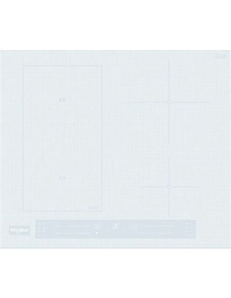Plită cu inducție Whirlpool WL S5360 BF/W, Alb