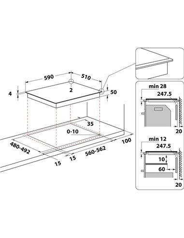 Индукционная варочная панель Whirlpool WL S5360 BF/W, Белый