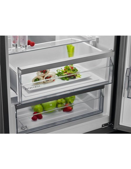 Frigider AEG RCB736E7MX, Oțel inoxidabil