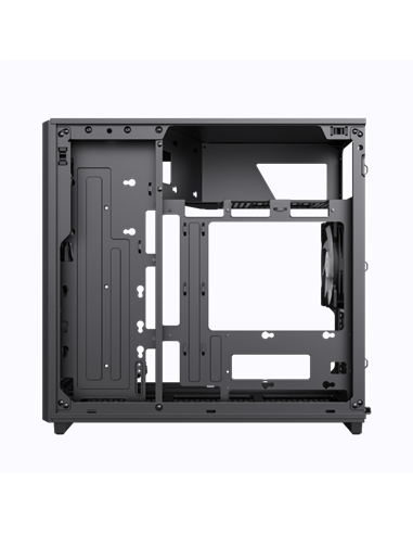 Carcasă PC Gamemax F36 BK, Mini-Tower, Fără PSU, Negru