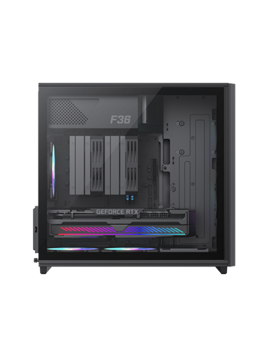 Carcasă PC Gamemax F36 BK, Mini-Tower, Fără PSU, Negru
