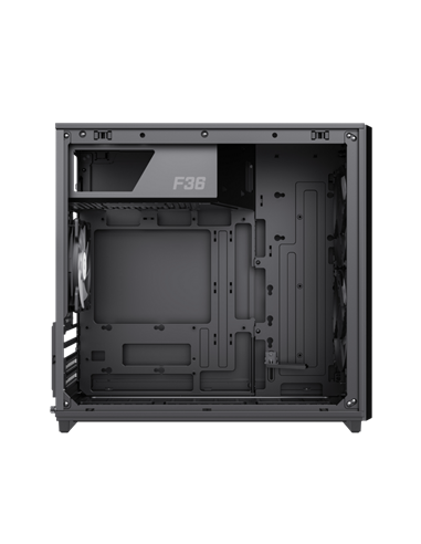 Carcasă PC Gamemax F36 BK, Mini-Tower, Fără PSU, Negru