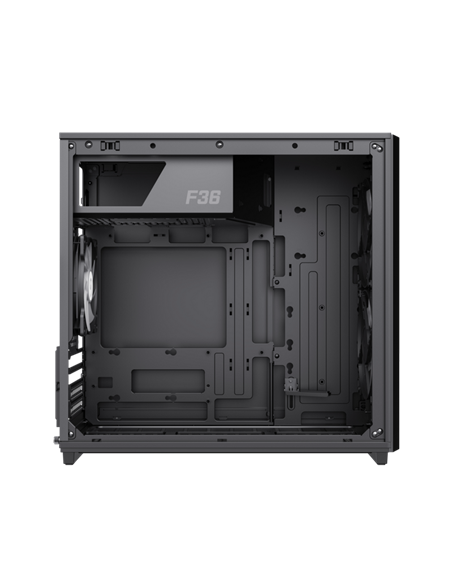 Carcasă PC Gamemax F36 BK, Mini-Tower, Fără PSU, Negru
