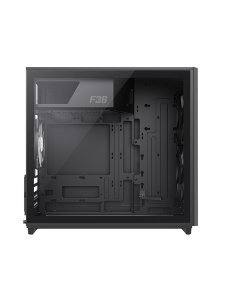 Carcasă PC Gamemax F36 BK, Mini-Tower, Fără PSU, Negru