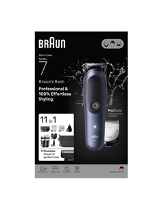Trimmer pentru bărbați Braun AIO7540, Albastru 2
