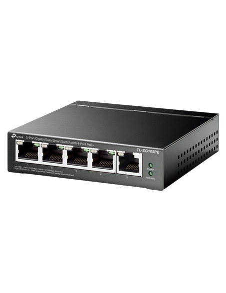 PoE коммутатор TP-LINK TL-SG105PE, 4x IEEE 802.3af/at
