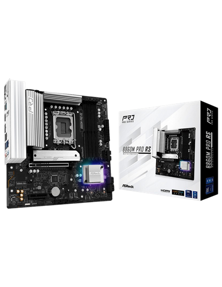 Материнская плата ASRock B860M PRO RS, LGA1851, Intel B860, Micro-ATX