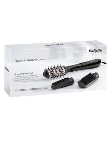 Фен-щётка BaByliss AS128E, 1000Вт, Чёрный