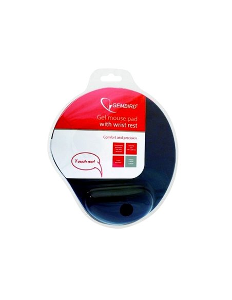 Коврик для мыши Gembird MP-GEL-B, 240мм x 220мм, Синий