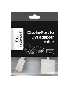 Adaptor Video Cablexpert A-DPM-HDMIF-002-W, DisplayPort (M) - HDMI (F), 0,1 m, Alb 2