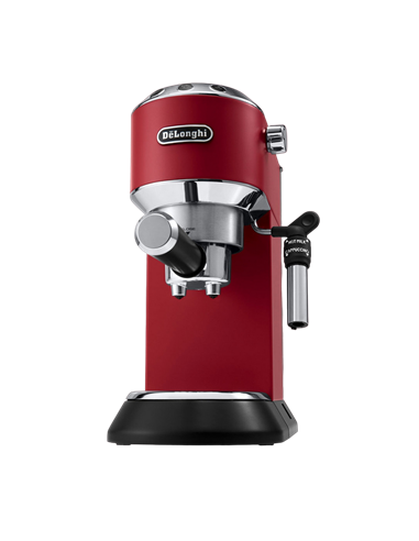 Кофеварка рожковая DeLonghi Dedica Pump Espresso, 1300Вт, Красный