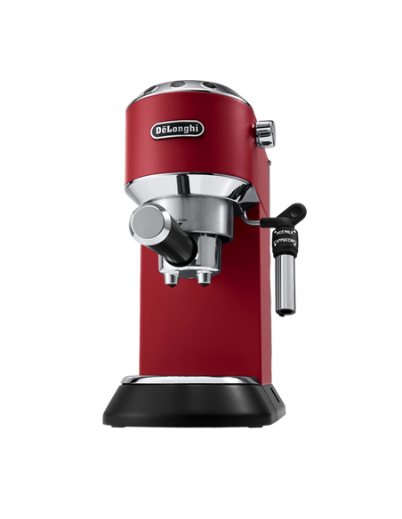 Cafetiera manuala DeLonghi Dedica Pump Espresso, 1300W, Roșu Cafetiera manuala DeLonghi Dedica Pump Espresso, 1300W, Roșu