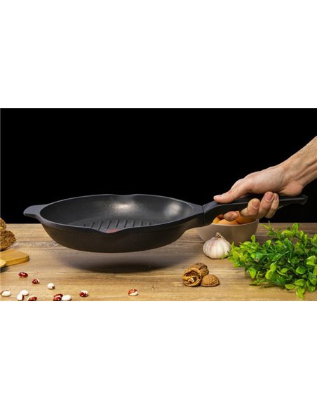 Сковорода-гриль Tefal E2324074, 26cm, Чёрный