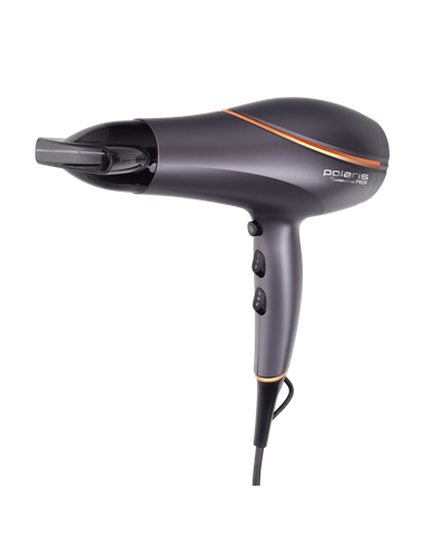 Фен Polaris PHD 2290Ti Tourmaline PROF, 2200 Вт, Серый