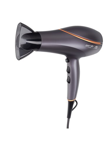 Фен Polaris PHD 2290Ti Tourmaline PROF, 2200 Вт, Серый