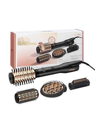 Фен-щётка BaByliss Big Hair Luxe AS970E, 650 Вт, Черный | Золотистый
