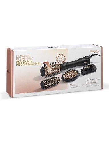 Фен-щётка BaByliss Big Hair Luxe AS970E, 650 Вт, Черный | Золотистый