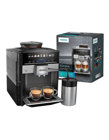 Espressor automat Siemens TE658209RW, Argintiu
