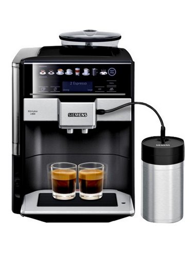 Espressor automat Siemens TE658209RW, Argintiu