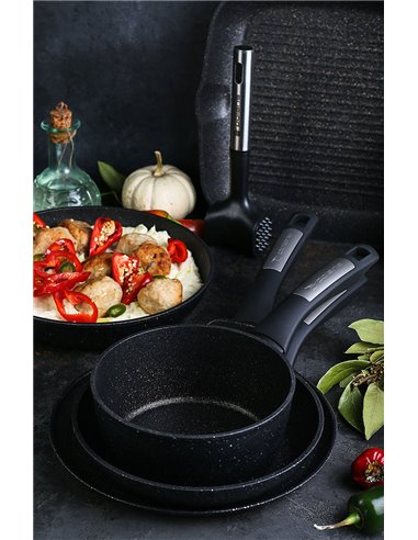 Ковш Polaris Monolit-16SP, 1,3л, 16см, Чёрный