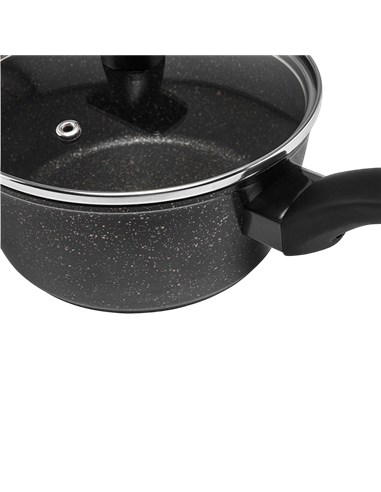 Ковш Polaris Monolit-16SP, 1,3л, 16см, Чёрный