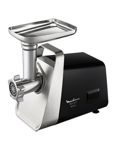 Mașină de tocat carne Moulinex ME307832, Oțel Inoxidabil Negru