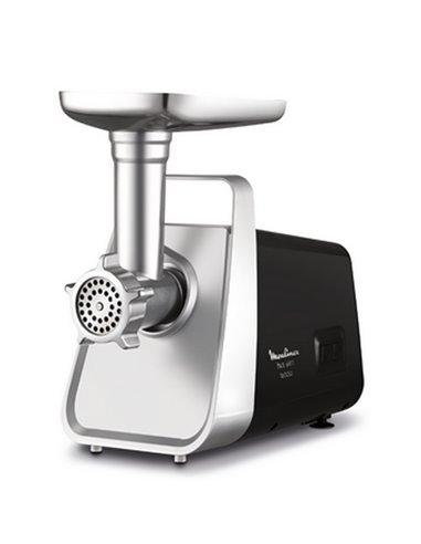 Mașină de tocat carne Moulinex ME307832, Oțel Inoxidabil Negru