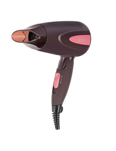 Компактный фен VITEK VT-2261, 1300 Вт, Бордовый