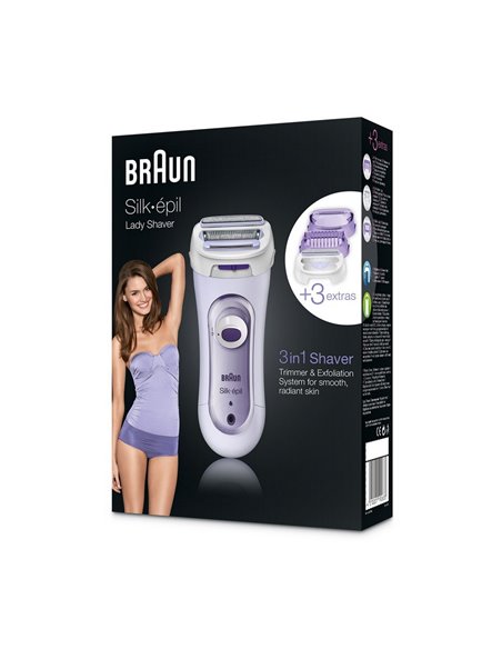 Эпилятор BRAUN LS5560, Фиолетовый Эпилятор BRAUN LS5560, Фиолетовый