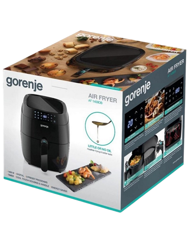 Friteuză cu aer cald Gorenje AF1409DB, Negru
