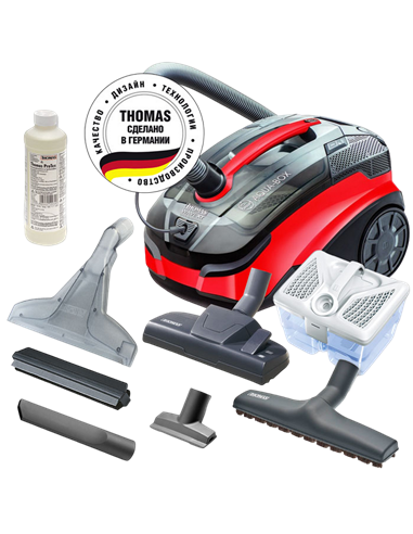 Aspirator Thomas Wave XT Aqua-Box, Negru | Roșu