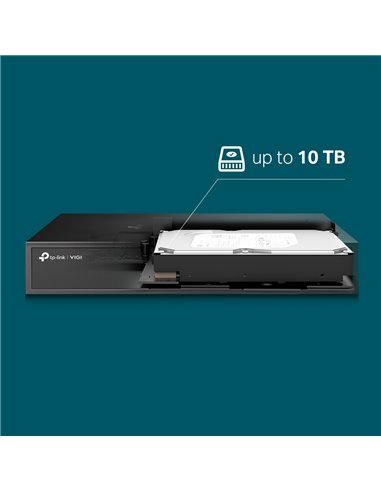 Înregistrator video TP-LINK VIGI NVR1008H, Negru